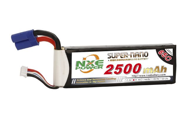 2500mAh 65C 3S 11.1V 汽车启动电源电池