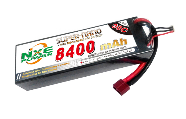 8400mAh 30C 2S 7.4V 车模电池