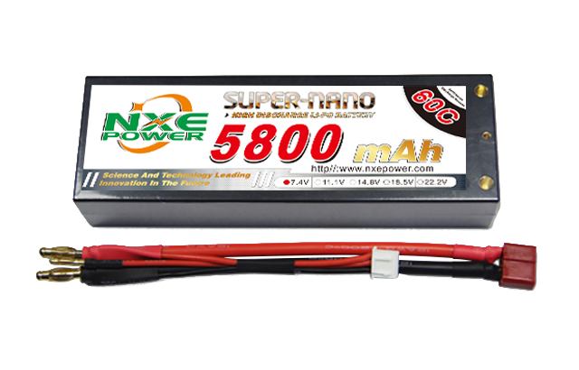 5800mAh 60C 2S 7.4V 车模电池