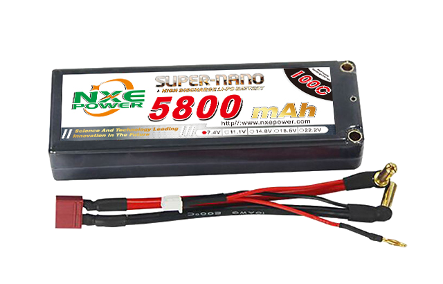 5800mAh 100C 2S 7.4V 车模电池