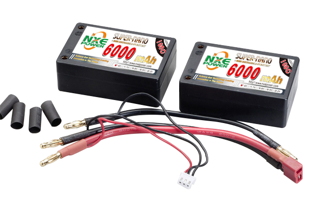 6000mAh 100C 2S2P 7.4V 车模电池