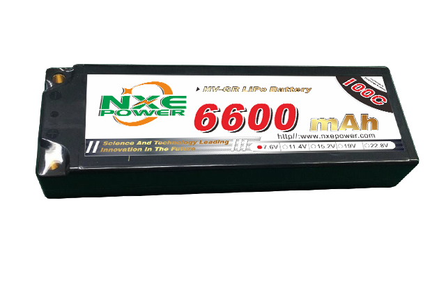 6600mAh 100C 2S2P 7.6V 车模电池