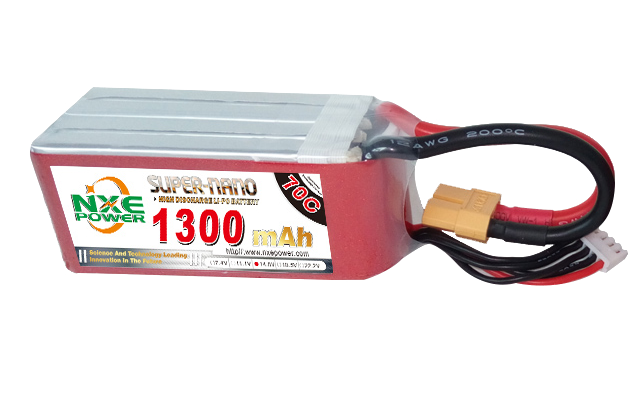 1300mAh 70C 4S 14.8V FPV穿越机电池