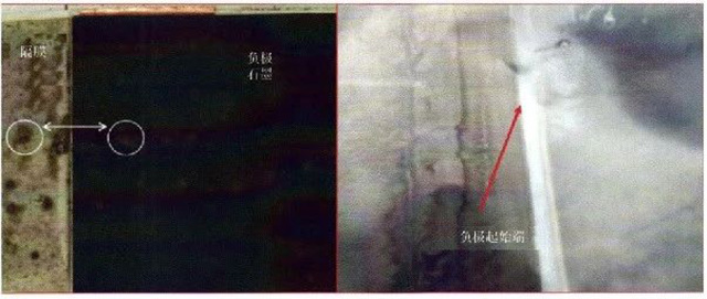 失效电池常见析锂图片