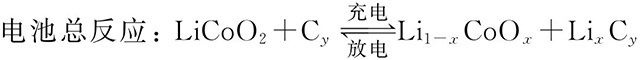 锂离子电池充放电化学反应